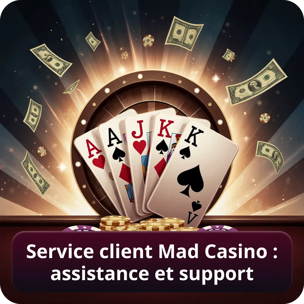 Service client Mad Casino : assistance et support